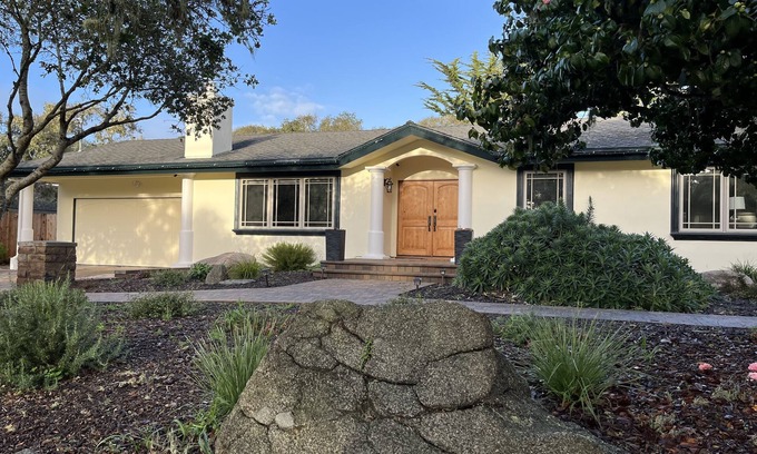 Del Monte Forest Casa | Pebble Beach Retreat with outdoor gas firepit and hot tub