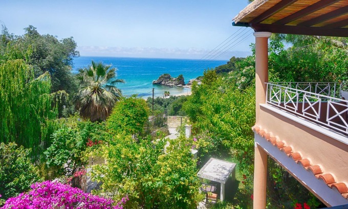 Pelekas Apartamento | Pelekas Ferienwohnung mit Meerblick nur 200m vom Strand