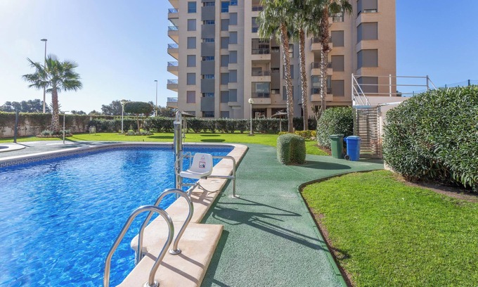 Guardamar del Segura Casa | Ático 10º piso Residencial "Puerto Marino" cerca del Puerto con Espectacular Vista al Mar y Piscina