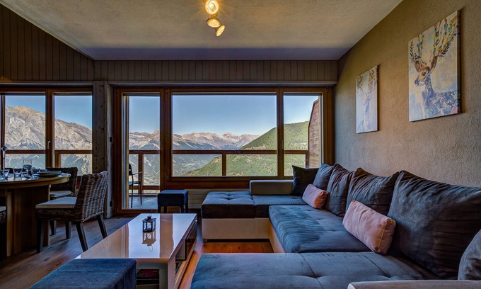 Riddes Apartamento | Penthouse Richemont - La Tzoumaz, 4 Vallees