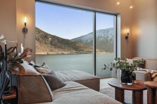 Sogndal Apartamento | Penthouse with fjord view and parking