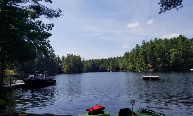Lake Arrowhead Casa | Perfect Family House on Lake w/ Private Beach and dock