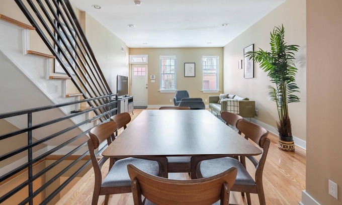 Southwest Center City Casa | Pet-Friendly 3BR House in Philly w/Fenced Patio
