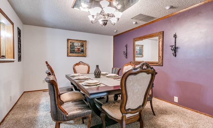 South Oklahoma City Casa | Pet Friendly Family-sized home with Private Pool & Game Room!!!