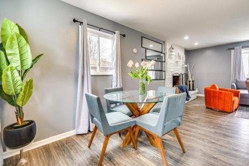 Columbus Casa | Pet-Friendly Home with Fireplace about 9 Mi to Dtwn!