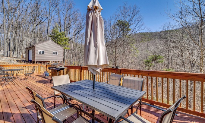 Shenandoah Cabina | Pet-Friendly Shenandoah Cabin w/ Fire Pit & Grill!