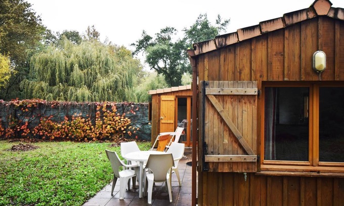 Reaup-Lisse Apartamento | Petite habitation au cœur des pins, à Réaup-Lisse en Lot-et-Garonne