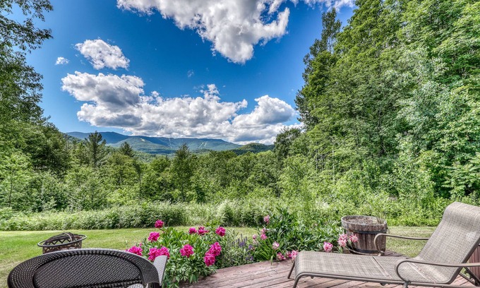 Warren Cabaña | Picturesque dog-friendly cottage with kitchen, mountain view & deck- near skiing