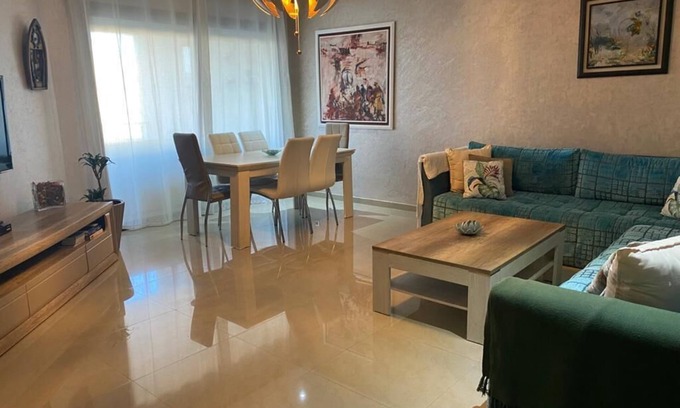 Rabat-Sale-Kenitra Apartamento | Plage des Nations beautifully decorated with a swimming pool view