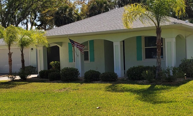 Edgewater Casa | Pool home overlooking River with NEW private pickle ball court!!