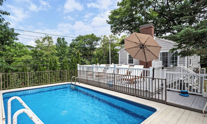Gloucester Casa | Pool open for the season! Single family home, 5-Min walk to Good Harbor Beach!