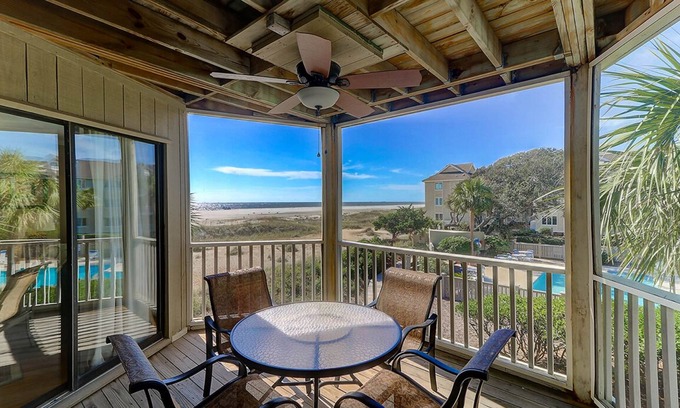 Isle of Palms Condominio | Port O'Call E 204 - Great Ocean Views