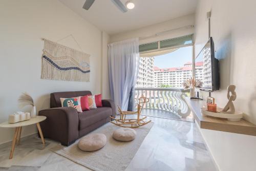 Taman Tanjung Apartamento | PortDickson 6pax Seaview Muji Home 1min to Beach
