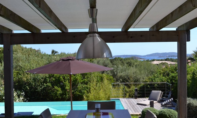 Cirendinu Villa | Porto-Vecchio, villa contemporánea, vista al mar, piscina, playa Cabanon Bleu