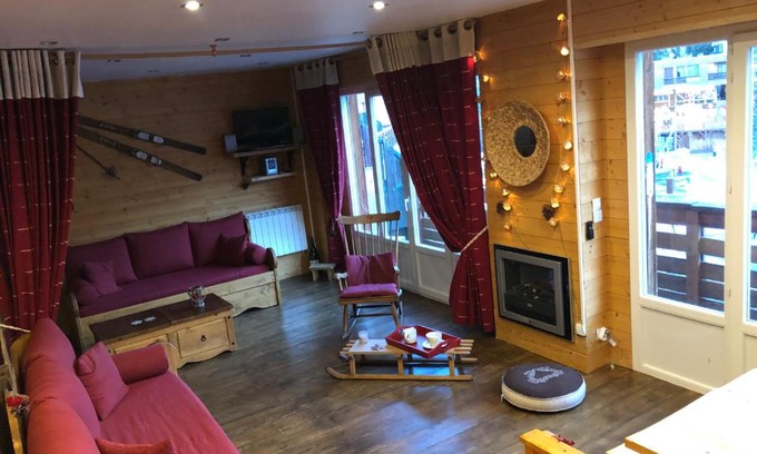 Pra Loup Apartamento | PRALOUP BEL APPARTEMENT STYLE CHALET