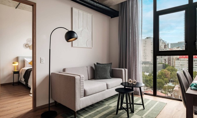 Colonias Granada y Ampliación Apartamento | Premium 1.5 Bedroom in Brand New Luxury Tower