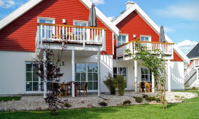 Wendisch Rietz Hotel | Premium-Appartements Central im Marinapark Scharmützelsee mit Sauna, Whirlpool, Kamin, 76 m², 4+2 Pers.