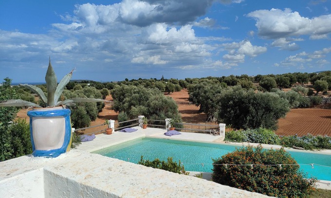 Fasano Villa | Prestigiosa Masseria con gran piscina panorámica en Savelletri