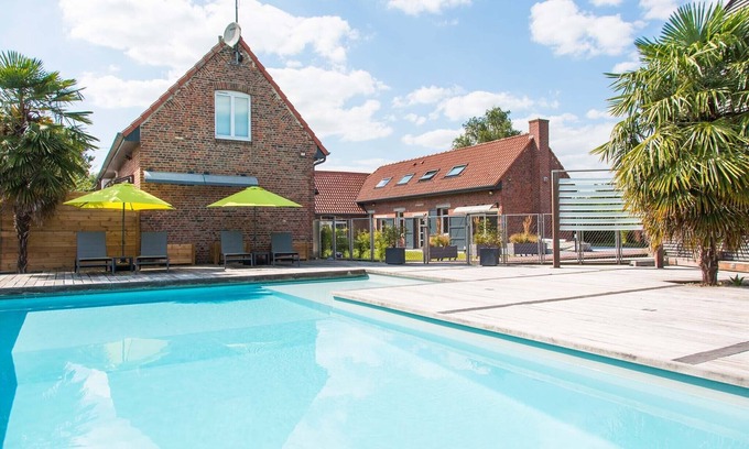 La Chapelle-d'Armentieres Apartamento | Apartamento-Superior-Baño privado con bañera-Terraza