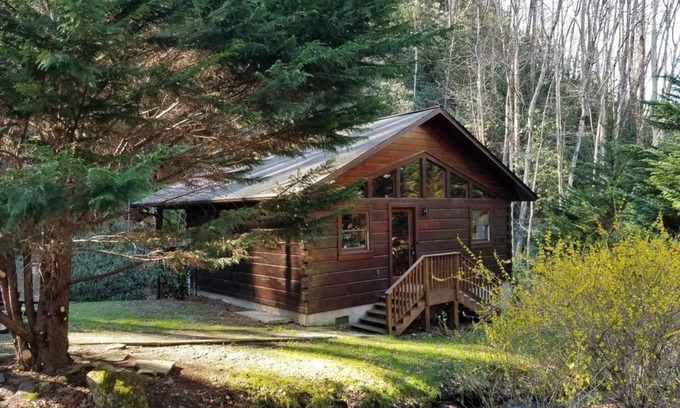 Topton Cabina | Private Creekside Cabin w/Hot Tub in the Nantahala Gorge