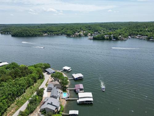 Camdenton Casa | Private Lakefront Pool, Amazing Dock Sleeps 26