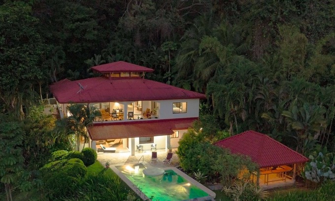 Hatillo Casa | Private Luxury 6 Bedroom Estate Near Marvelous Manuel Antonio AC/WiFi Best Views