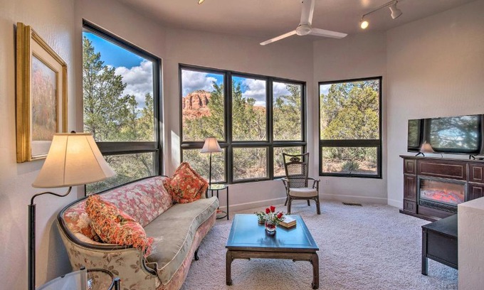 Sedona Apartamento | Private Patio and Red Rock Views Sedona Apt!