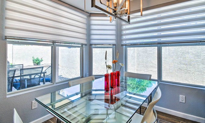 Paradise Valley Village Cabaña | Private Patio, Gas Grill: Stylish Phoenix Home!