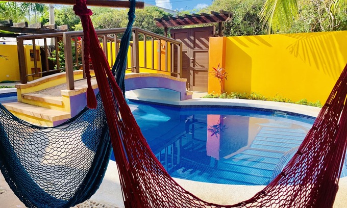 Isla Mujeres Casa | Villa privada y tranquila, vistas panorámicas al mar, extremo sur