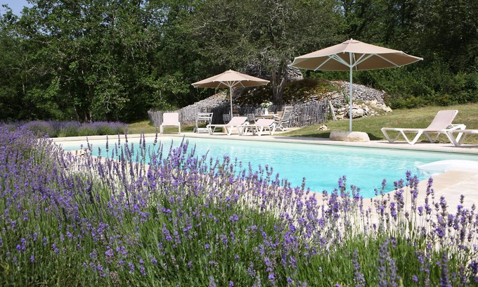 Tourtoirac Casa | ¡Propiedad TOTALMENTE PRIVADA en 4 hectáreas! Piscina climatizada - lujo