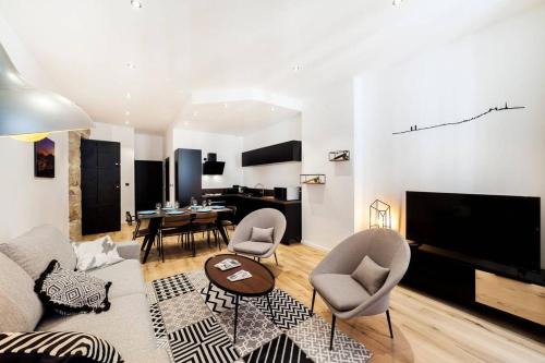 Terreaux - Bat d'argent Apartamento | Pur bonheur Hôtel de ville - clim et balnéo AIL