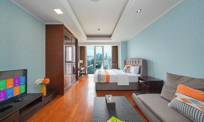 Qingdao City Center Apartamento | qingdaowanxianghaijing
