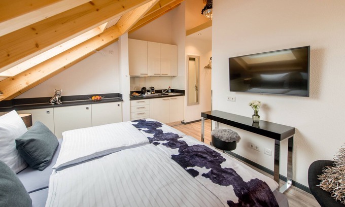 Bensheim Apartamento | Apartamento Premium "Estilo de vida" - pasar la noche en el Apartmenthaus Horster