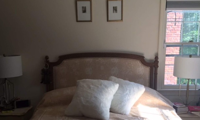 Darien Casa | Quiet restful sunny with new marble bathroom and luxury queen mattress.