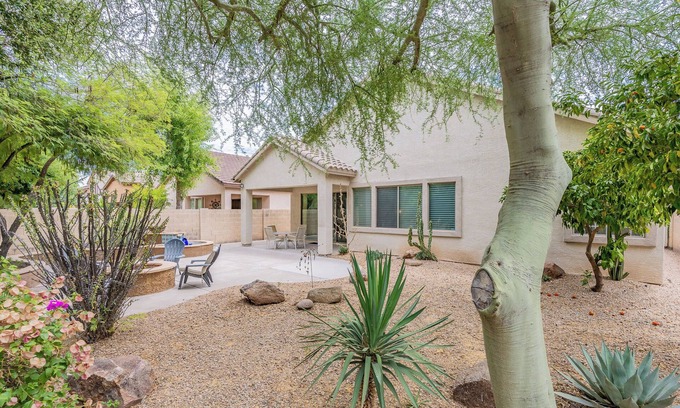 Sonoran Foothills Casa | Quiet Sonoran Foothills: Pet-Friendly, Basketball, Pickleball, Pool & Sleeps 8