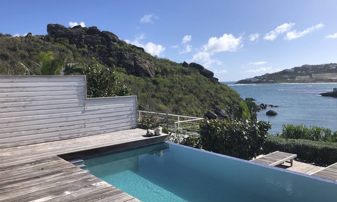 Oyster Pond Villa | CALM Villa Horizon; SEA magnífico y MARINA; piscina privada