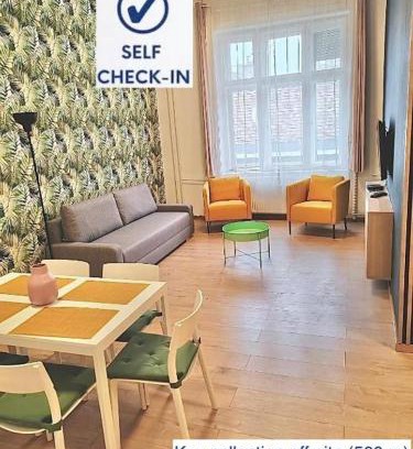 Jozsefvaros Apartamento | Rákóczi Residence 1274 I 3BR I freeparking I self checkin