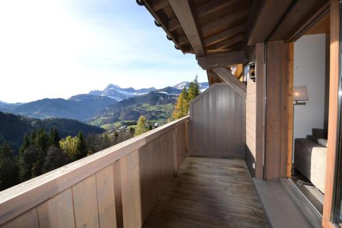 Notre-Dame-de-Bellecombe Apartamento | Résidence Cheloup - Appartement de charme avec une superbe vue sur le Mont Charvin MAE-2174