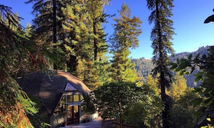 Cazadero Cabina | * NUEVA LISTA * Redwood Dome Retreat | Vistas, Privacidad, Bañera de hidromasaje