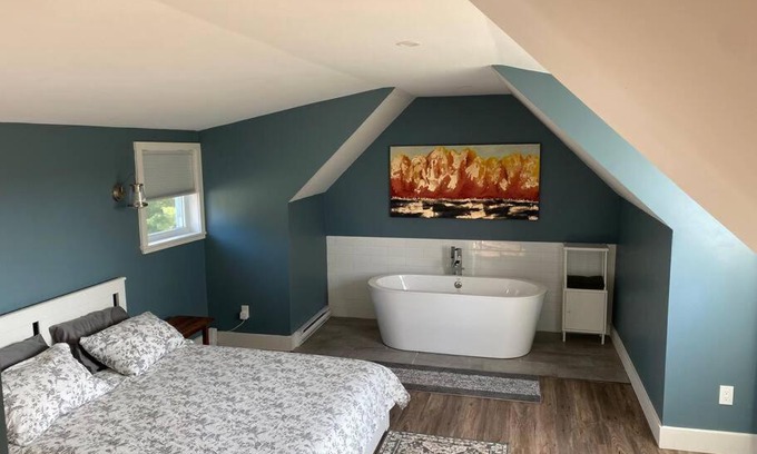 Stanstead Township Apartamento | Relaxez, condo Zen, climatisé, campagne&lacs