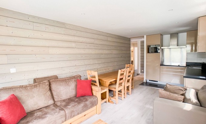 Le Lavachet Apartamento | Apartamento renovado y luminoso cerca de las pistas con balcón