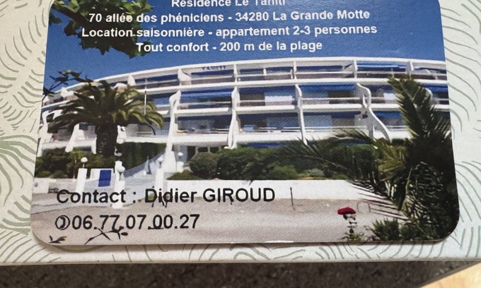 Le Couchant Apartamento | Rent apartment in la grande Motte, couchant district with air conditioning