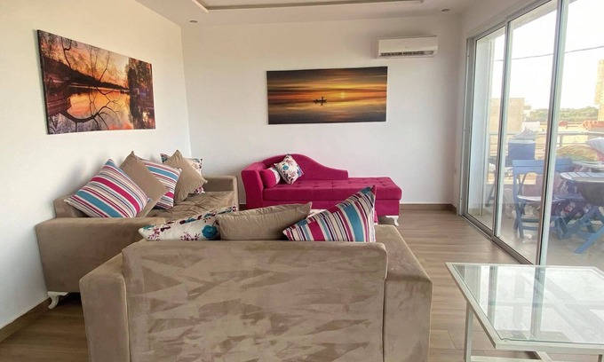 Hammam Al Agzaz Apartamento | RENTAL 6 min walk from the BEACH Sidi Mansour KELIBIA