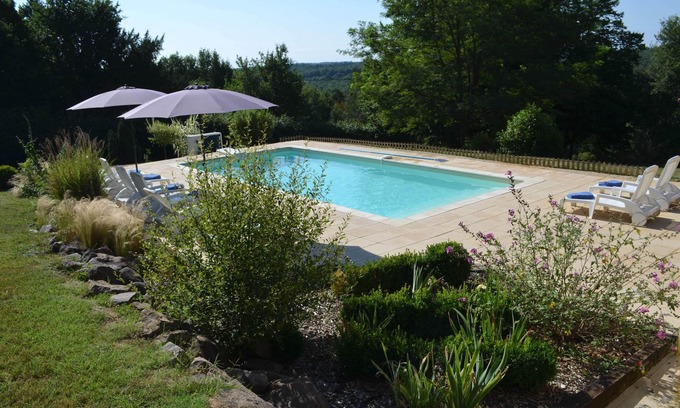 Vergt Casa | Residencia en el corazón de Perigord con piscina climatizada
