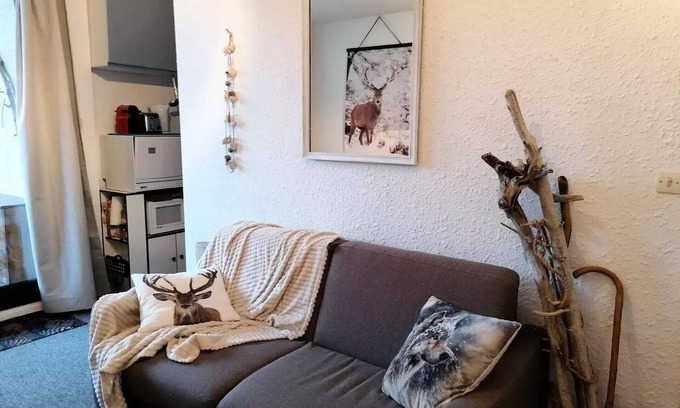Pra Loup Apartamento | Residence La Toviere - Studio for 4 People