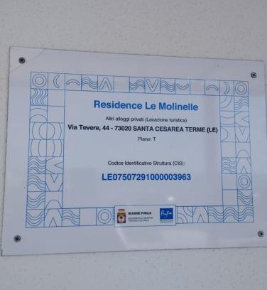 Santa Cesarea Terme Apartamento | Residence Le Molinelle