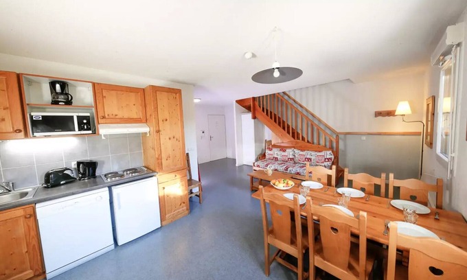 Avrieux Apartamento | Residence Le Plein Soleil *** - 2 Rooms Duplex 6/8 People Balcony