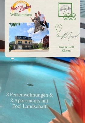 Ernst Apartamento | Residenz Moselzauber - Ferienwohnungen mit Pool Landschaft