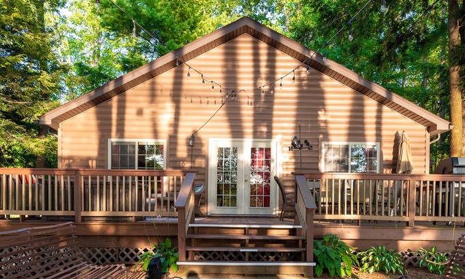 Cambridge Springs Casa | 3 casas de lago en el país, hasta 30 personas