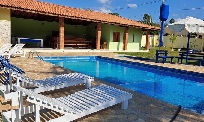 Sorocaba Casa | RINCÃO DOS LARANJAIS ESTATE. CONDOMINIUM 24 HOUR SECURITY 5 BEDROOMS AND WIFI.